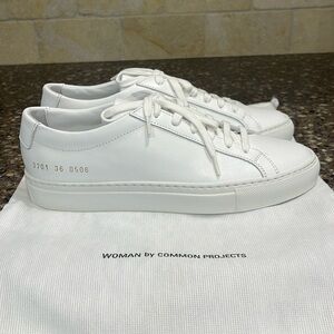 Woman by Common Projects original Achilles low white sneaker